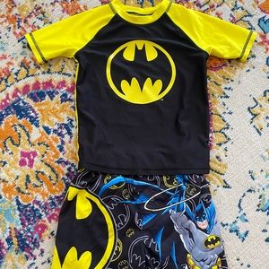 Boys Batman Swim Set